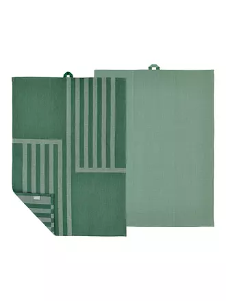 SOEDAHL | Geschirrtuch-Set 2tlg REFLECTION Pine Green | 